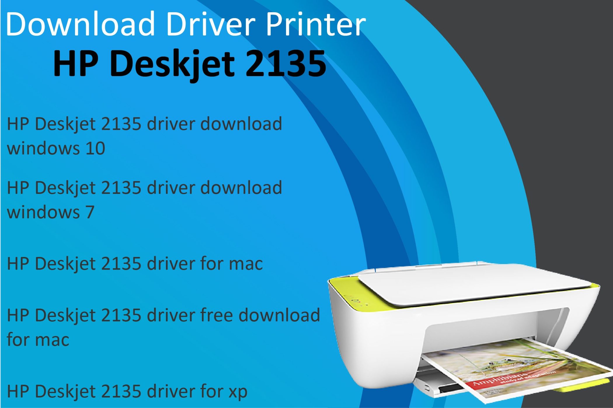 HP DeskJet 2135 Scanner Driver and Software