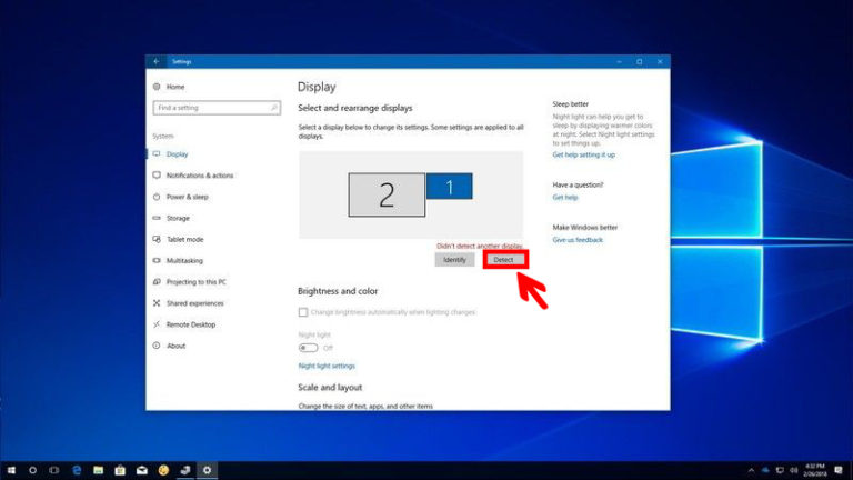 how to remove second monitor windows 10