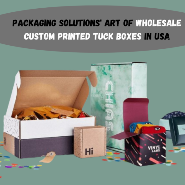Packaging Solutions' Art of wholesale Custom printed Tuck Boxes in USA