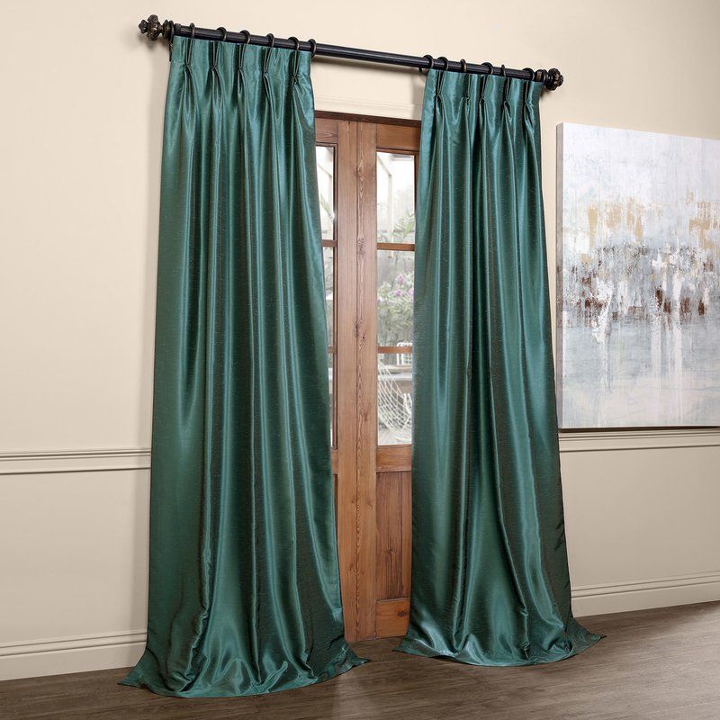 silk curtains