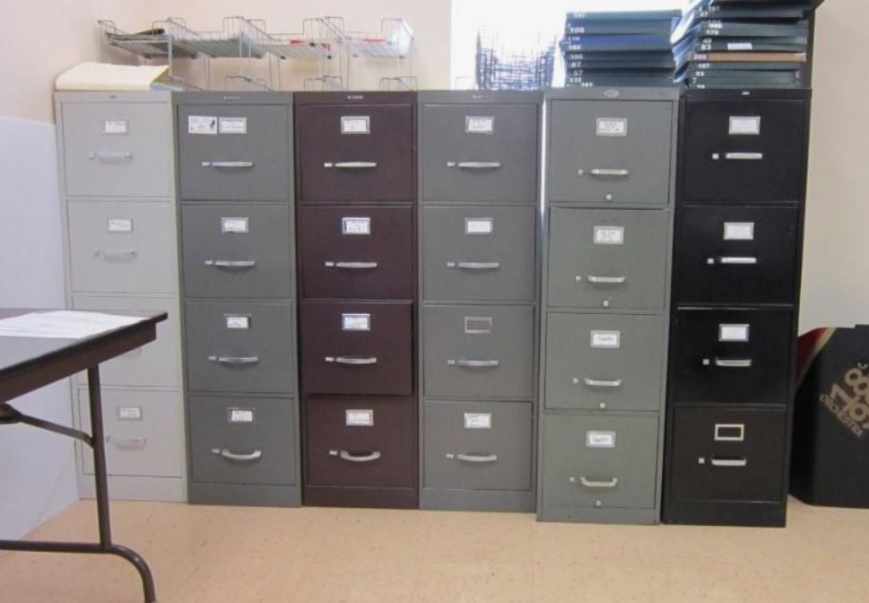 filing cabinets