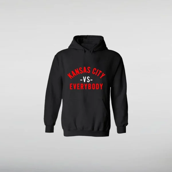 Kansas City Vs Everybody Black Hoodie